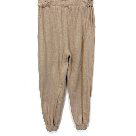 Three Bird Nest | Set To Go Textured Jumpsuit in Oatmeal Size M - Picture 7 of 10